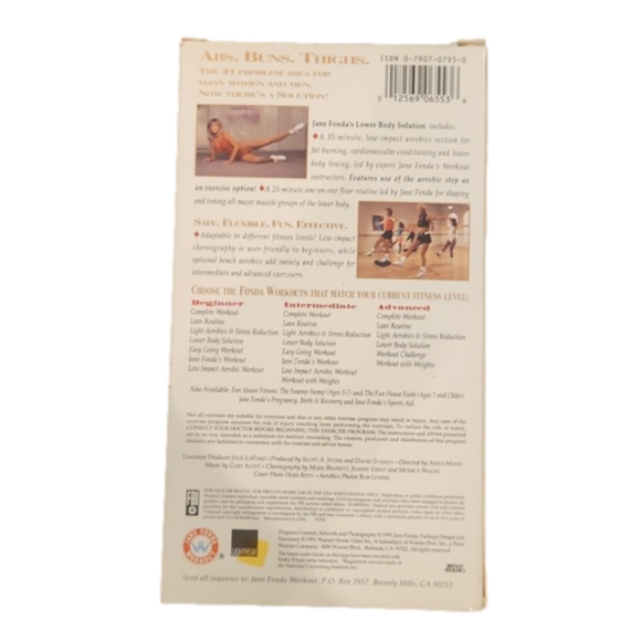 Vintage jane fonda's lower body VHS - Picture 2 of 3